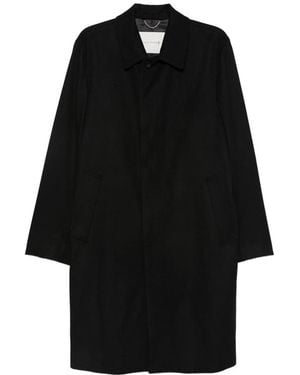 Mackintosh Dunkeld Single-Breasted Coat - Black