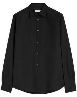 Jil Sander Long-Sleeve Shirt - Black