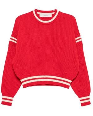 Golden Goose Long-Sleeve Round-Neck Jumper - Red