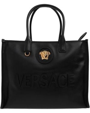 Versace Tote Bags - Black