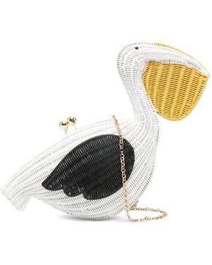 Serpui Pelican Chain Clutch Bag - Metallic