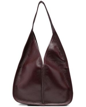 Hereu Calella Panelled Shoulder Bag - Brown