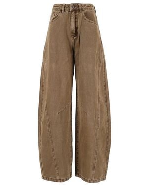 ELEH Seam-Detail Jeans - Natural
