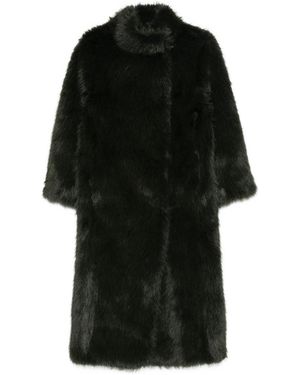 Never Fully Dressed Faux-Fur Coat - Black