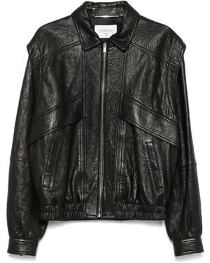 Saint Laurent Leather Jacket - Black