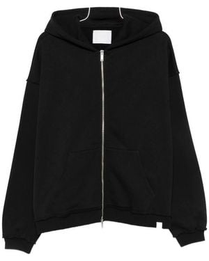 Woc Zip-Up Hoodie - Black