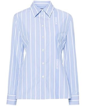 Jacquemus Shirt Cotton Poplin Sky - Blue