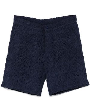 Daily Paper Lace Shield Shorts - Blue