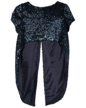 Fely Campo Sequin Blouse - Blue