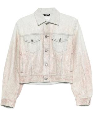 Haikure Pocket Buttoned Jacket - White