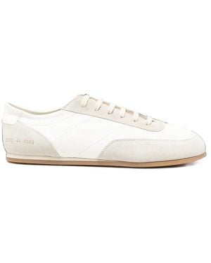 Common Projects Minimal Paneled Leather Sneakers - White