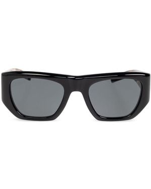 Saint Laurent Tortoiseshell Acetate Square Sunglasses - Black