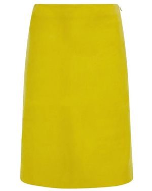 Ferragamo Midi Skirts - Yellow