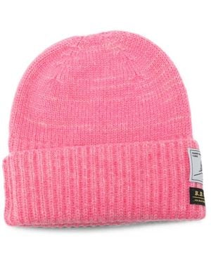 B.B. Wallace B. B. Wallace Peyton Ribbed-Knit Beanie Hat - Pink