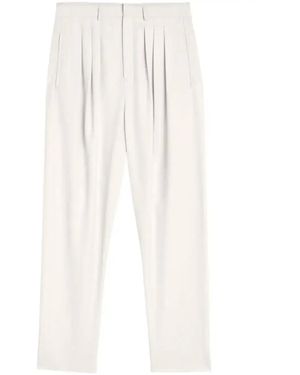 Lemaire Pleated Tailored Trousers - White