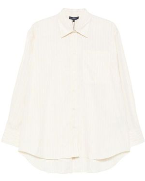 Soeur Striped Cotton Shirt - Natural