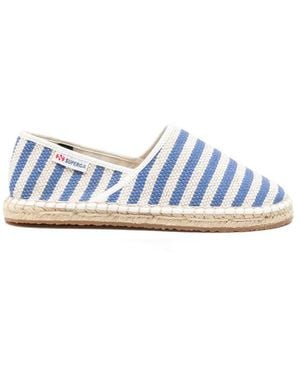 Superga 3009 Striped Espadrilles - Blue