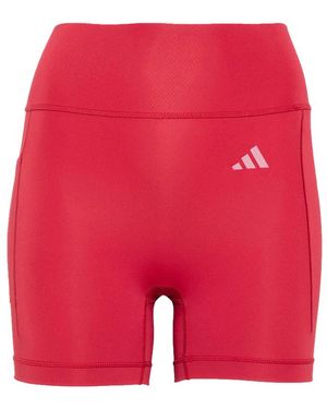 Adidas X Entire Studios X Entire Studios Side-Pocket Logo Shorts - Red