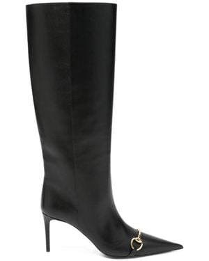 Gucci Donna Slip-On Boots - Black