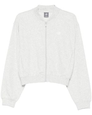 New Balance Zip Bomber Jacket - White