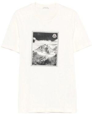Moncler Neutrals T-Shirts & Vests - White