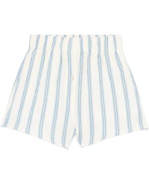 Bondi Born Striped Shorts - White