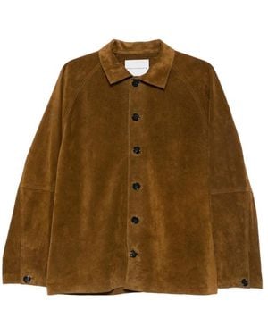 Studio Nicholson Bowe Suede Jacket - Brown