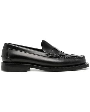 Hereu Nombela Leather Loafers - Black