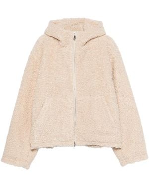 Cole Buxton Zip-Fastening Hooded Jacket - Natural