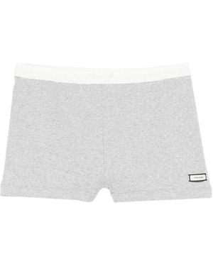 Entire studios Elasticated-Waist Shorts - White