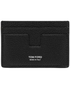 Tom Ford Leather Cardholder - Black