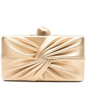 Cult Gaia Lisse Knot-Detail Mini Clutch - Natural