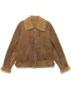 Salvatore Santoro Shearling Jacket - Natural