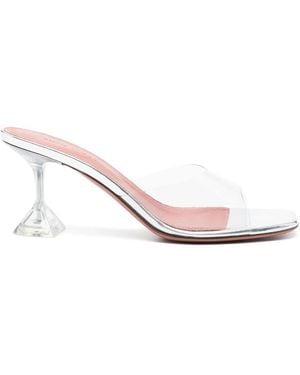 AMINA MUADDI Lupita Glass Slippers - Pink