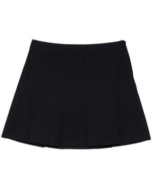 A.P.C. A. P.C. Pleated Mini Skirt - Black