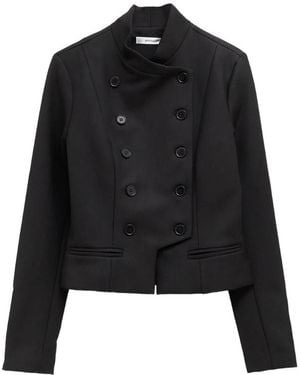 GIMAGUAS Christy Double-Breasted Jacket - Black