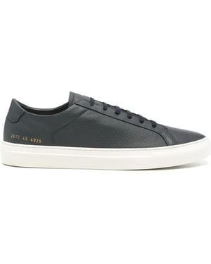 Common Projects Achilles Grained Leather Sneakers - Blue