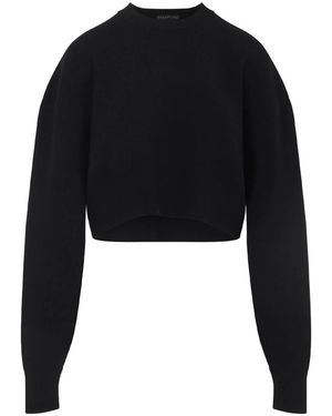 Tom Ford Cropped Sweater - Black