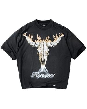 Represent T-Shirt Cotton-Hemp - Blue