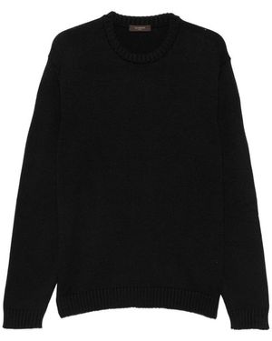 ZANONE-SLOWEAR Crew-Neck Jumper - Black