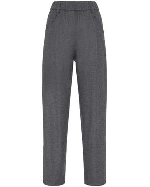 Brunello Cucinelli Tailored Trousers - Grey