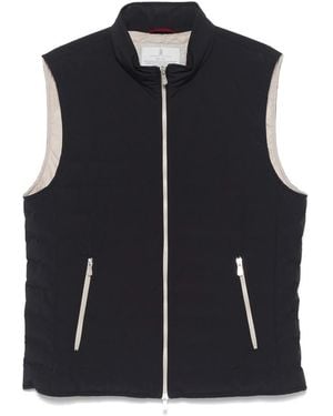 Brunello Cucinelli Quilted Gilet - Blue