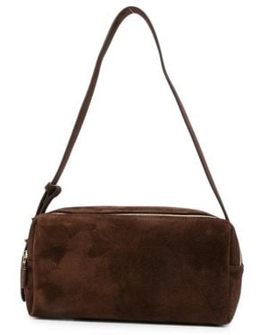 Elleme Trousse Suede Cross Body Bag - Brown