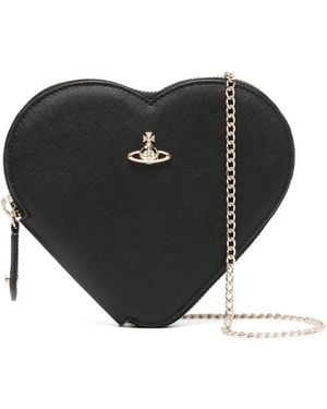 Vivienne Westwood Heart Cross Body Bag - Black