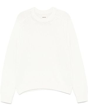 KHAITE Mae Sweater - White