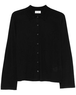 Soft Goat Featherlight Cardigan - Black