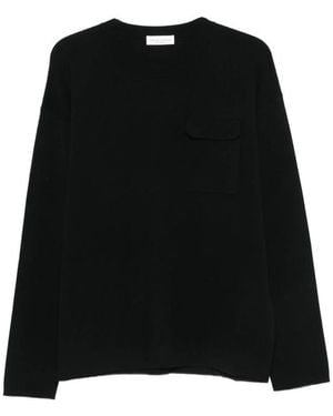 Roberto Collina Chest-Pocket Sweater - Black