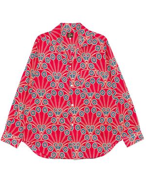 Needles Floral-Print Shirt - Red