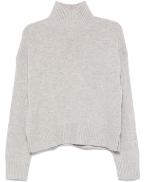 Calvin Klein High-Neck Jumper - White