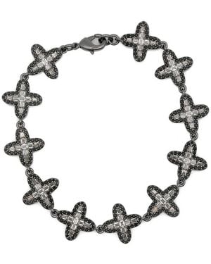 DARKAI Clover Crystal-Embellished Bracelet - Black